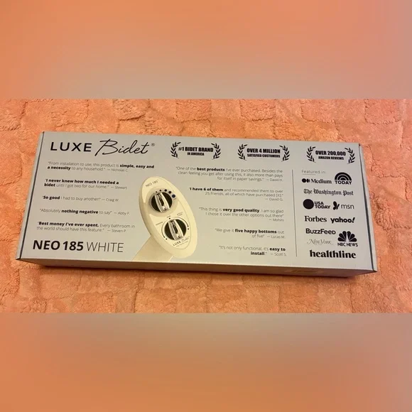 Luxe Bidet Neo 185 White Bidet Attachment - Picture 5 of 5